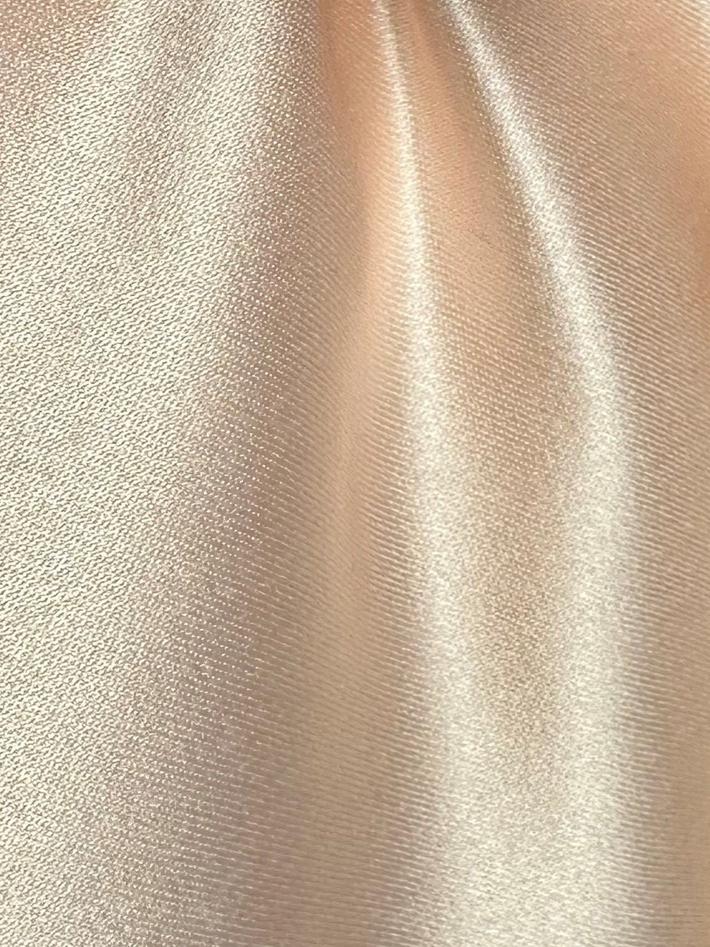 Satin Polyester Pêche - Classique