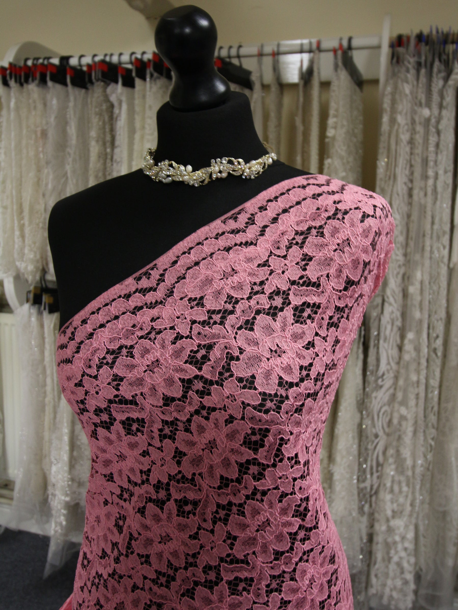 Dentelle Rose Cordonnée - Shannon