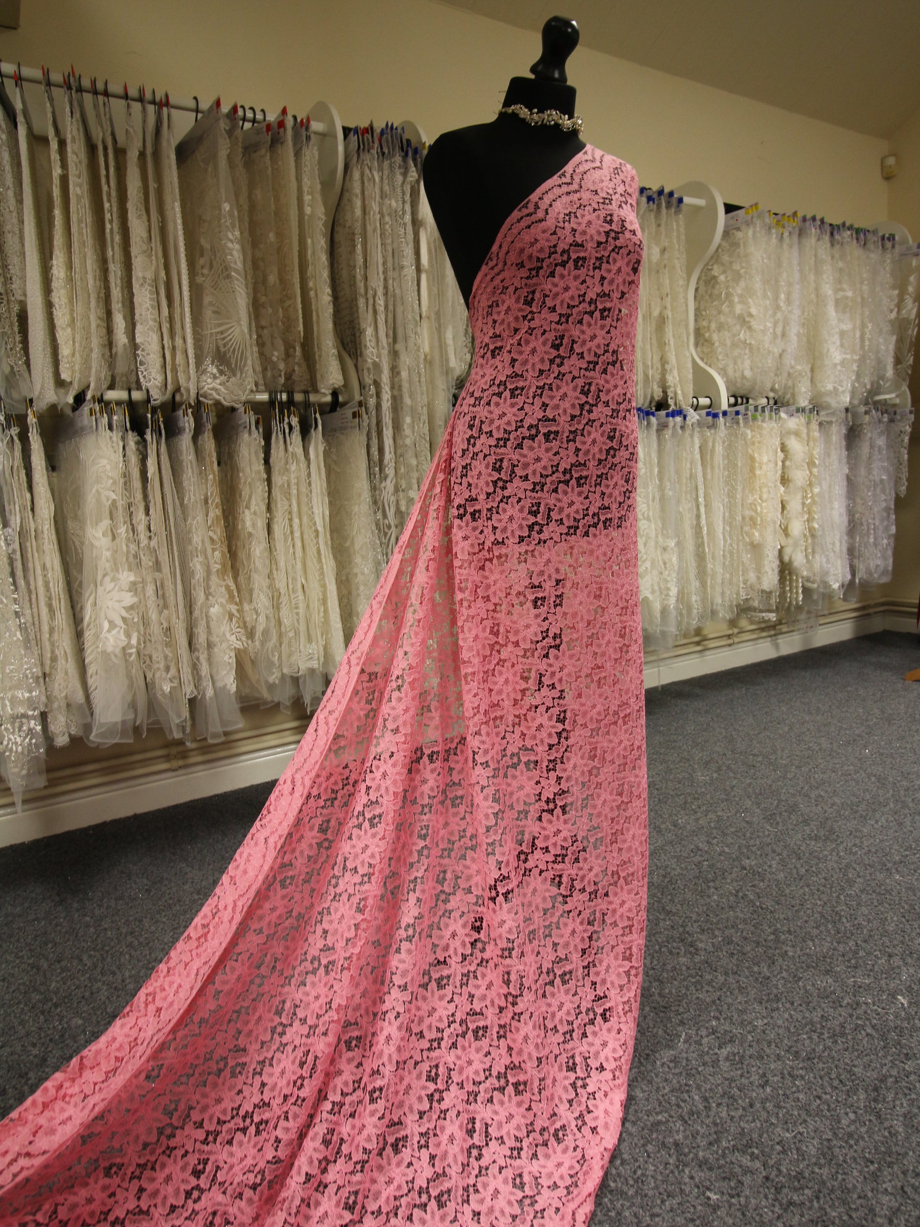 Dentelle Rose Cordonnée - Shannon