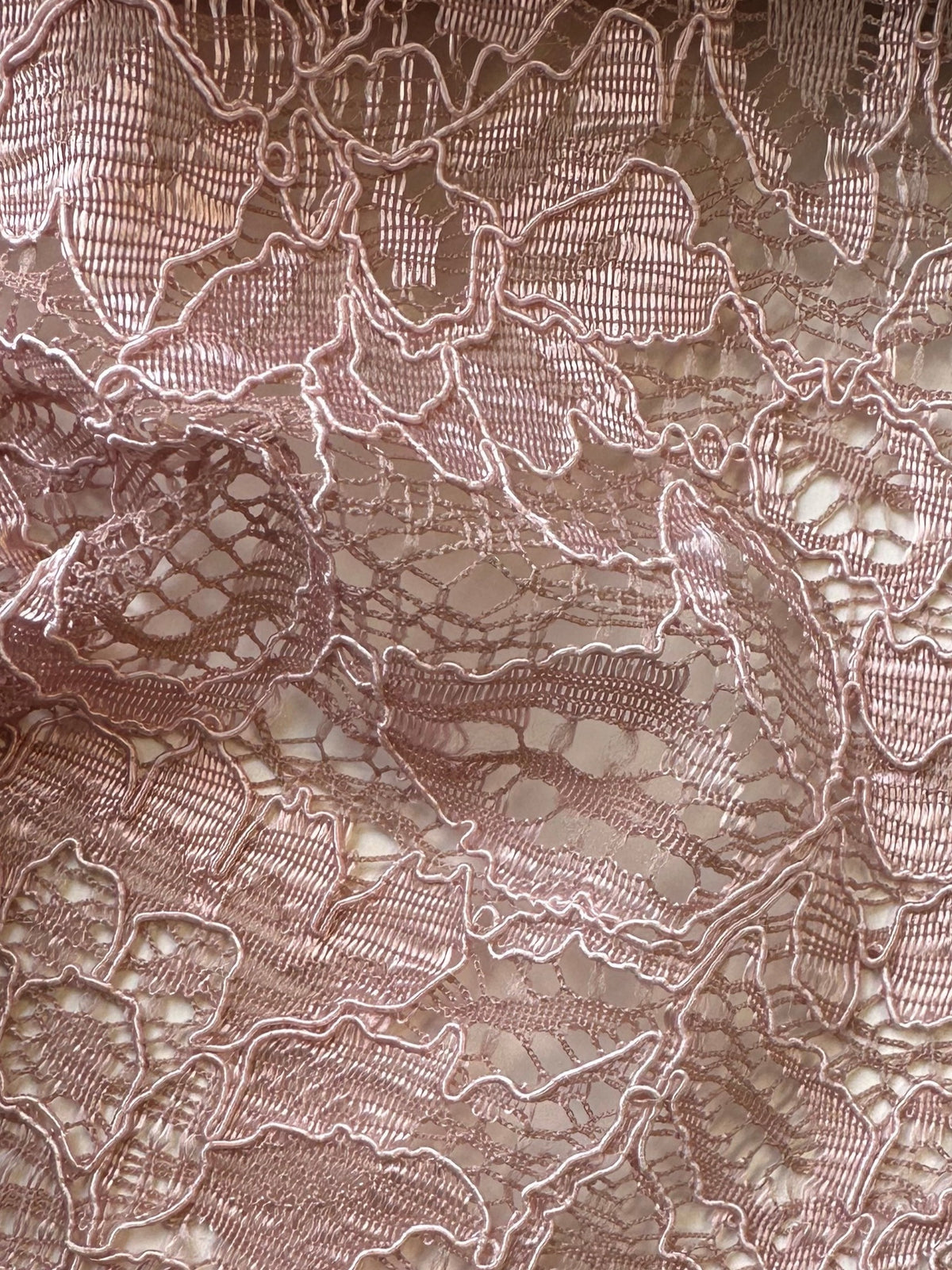 Dentelle rose cordée - Tocca