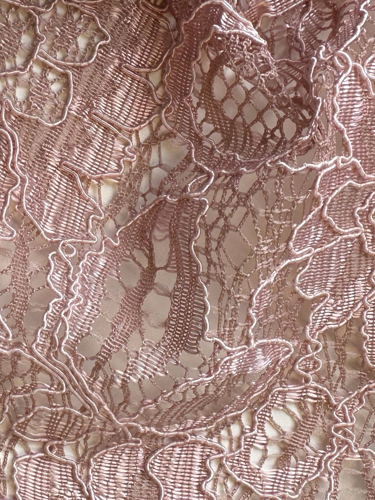 Dentelle rose cordée - Tocca