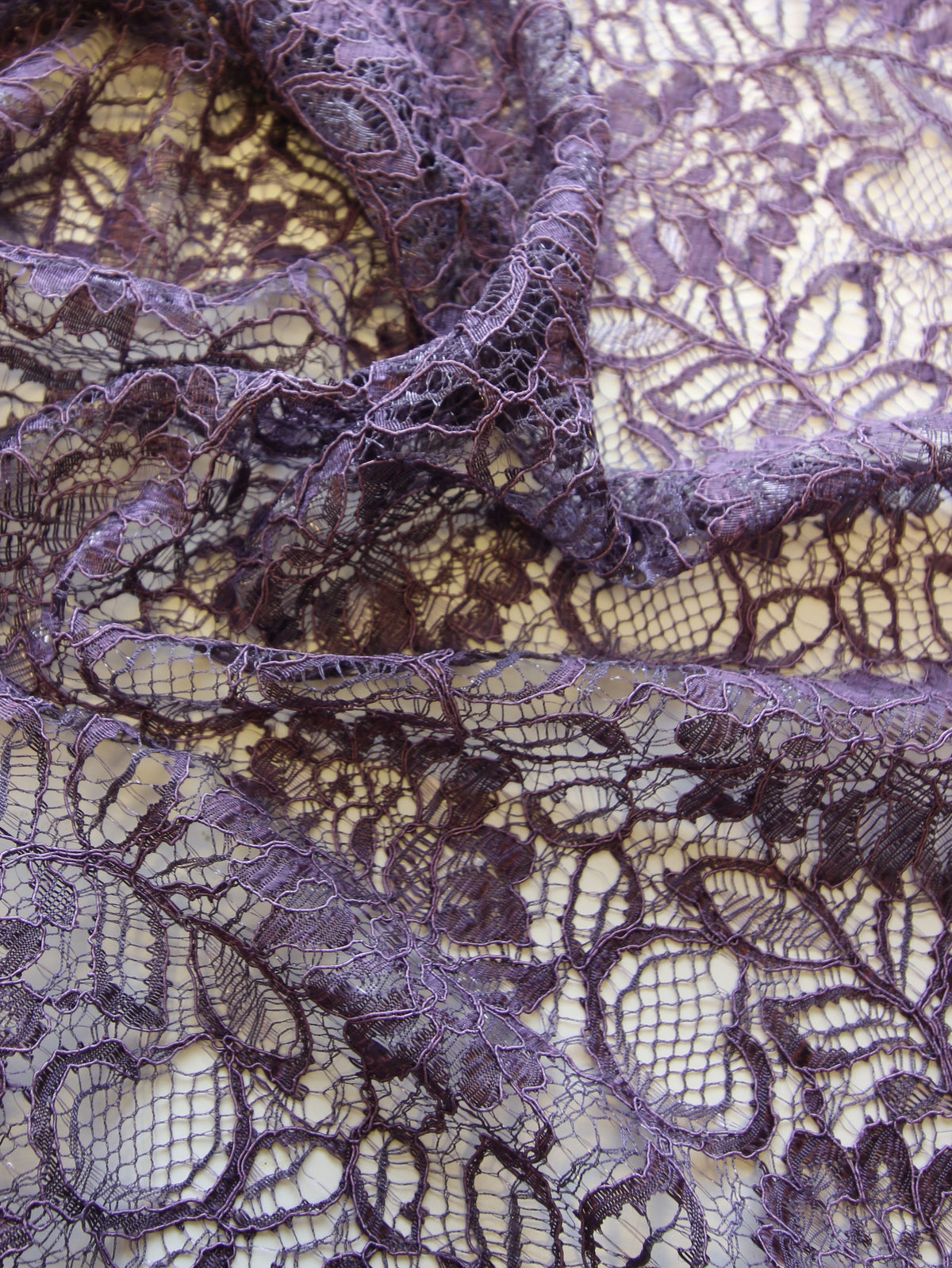 Dentelle Raschel violette - Ezra