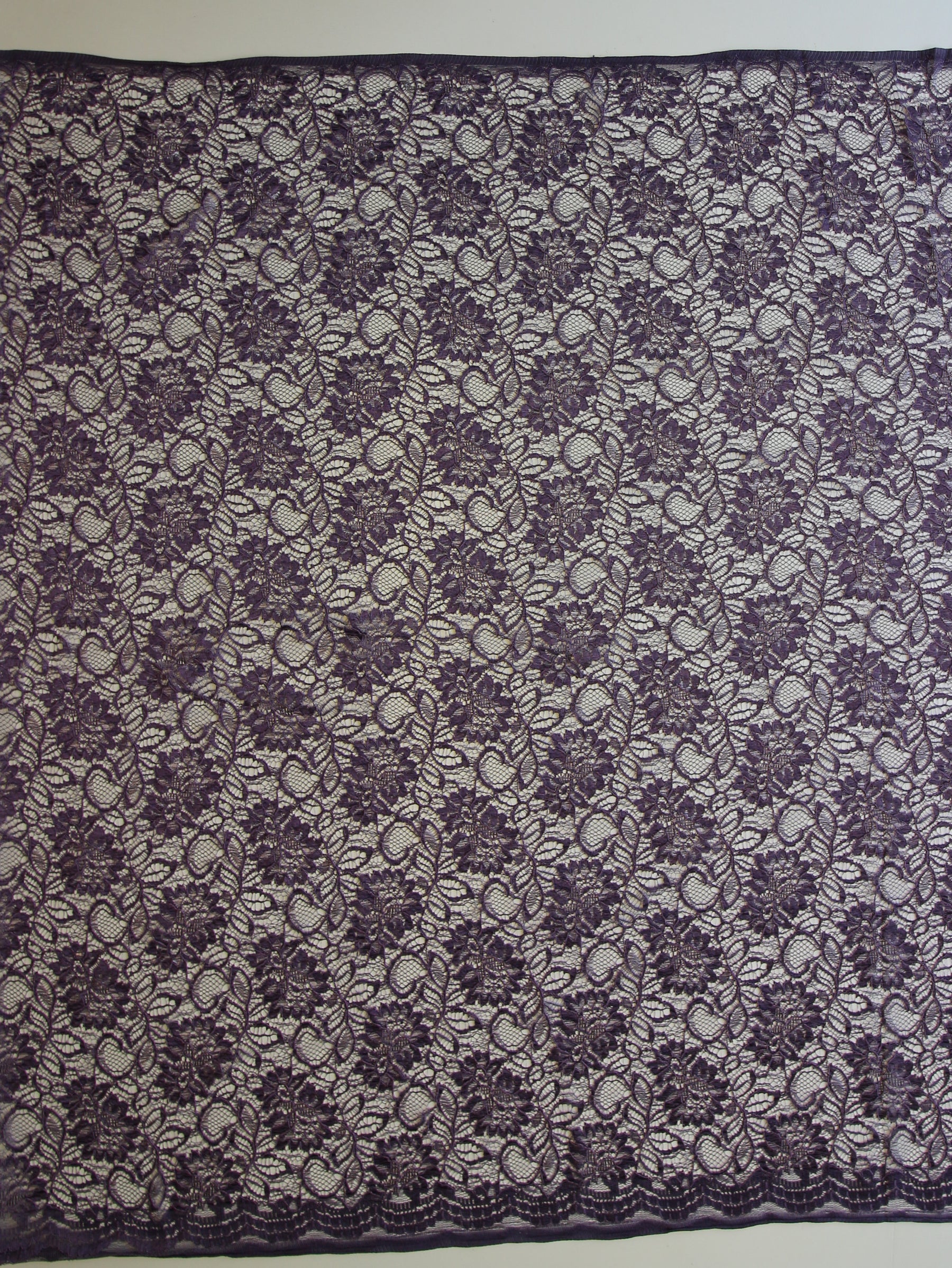 Dentelle Raschel violette - Ezra