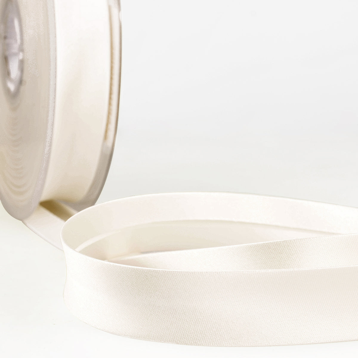 Biais en satin ivoire - RK1020