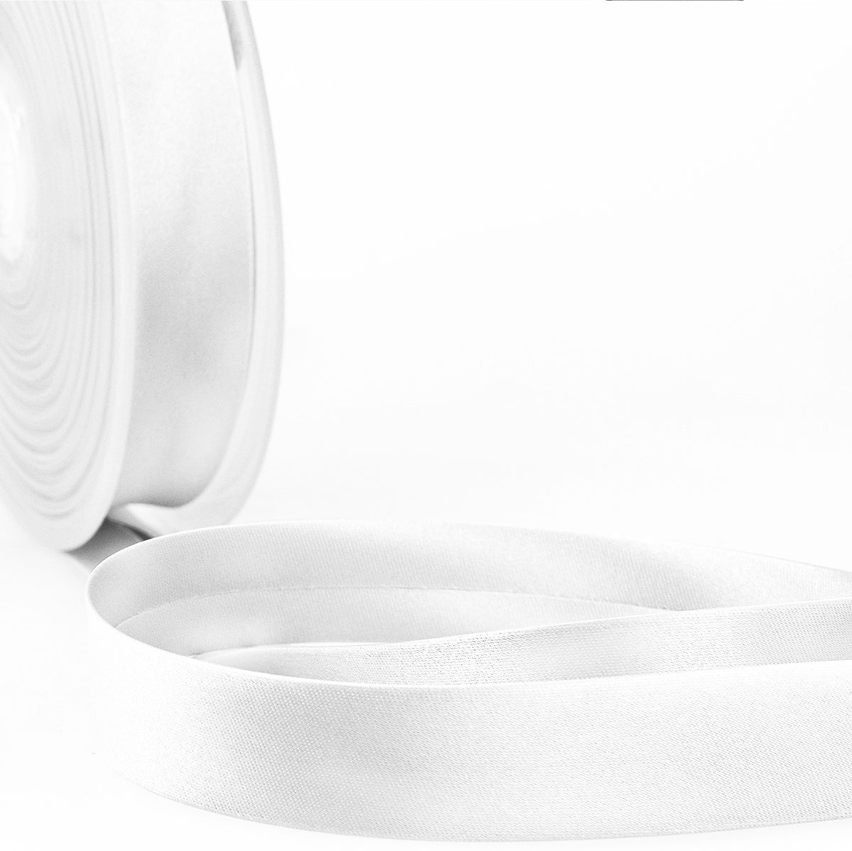 Biais en satin blanc - RK1020
