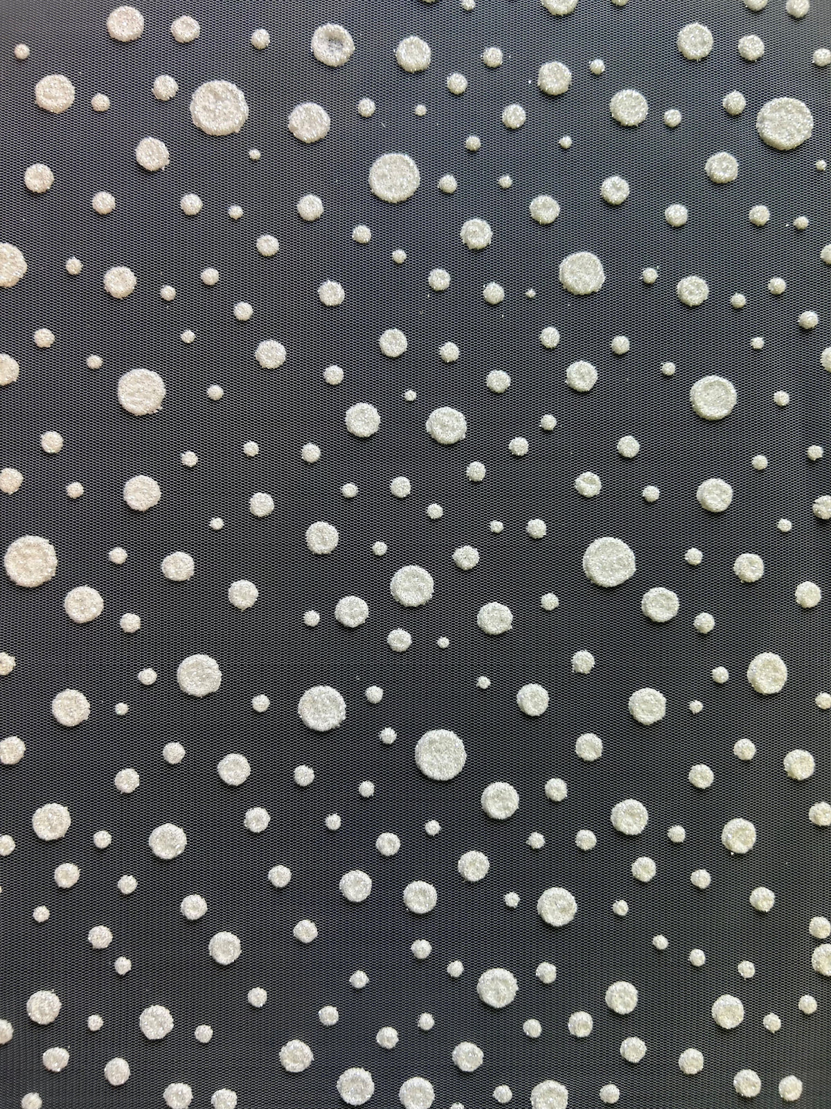 Dentelle pailletée ivoire - Rasputin