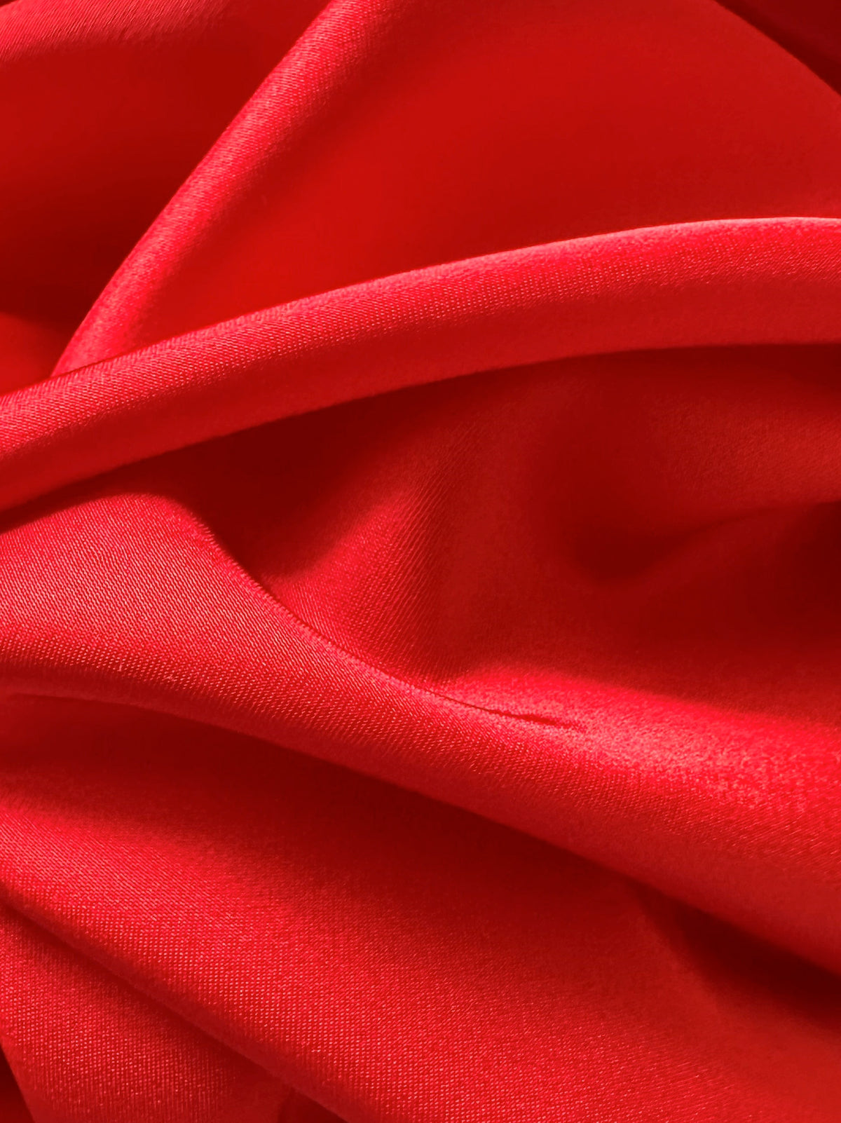 Satin Polyester Rouge - Hubris