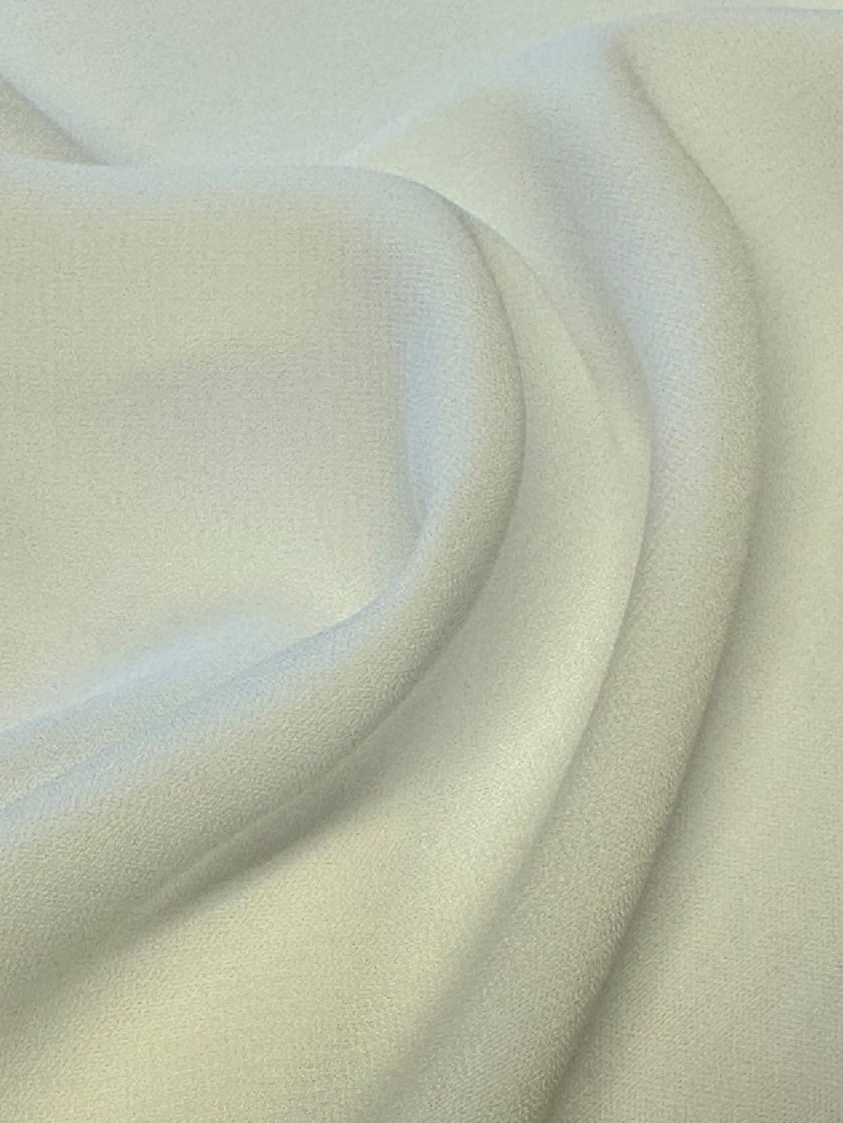 Crêpe de Chine en polyester écologique ivoire - Reform