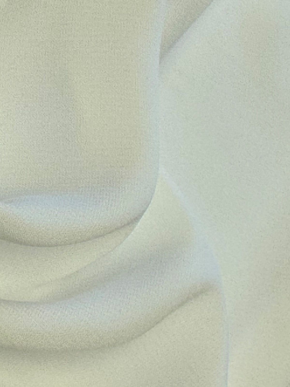 Crêpe de Chine en polyester écologique ivoire - Reform