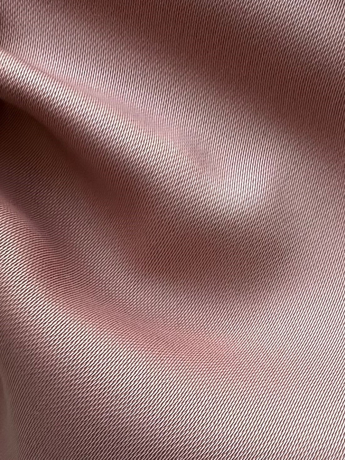 Rose Gold Polyester Stretch Satin - Uganda