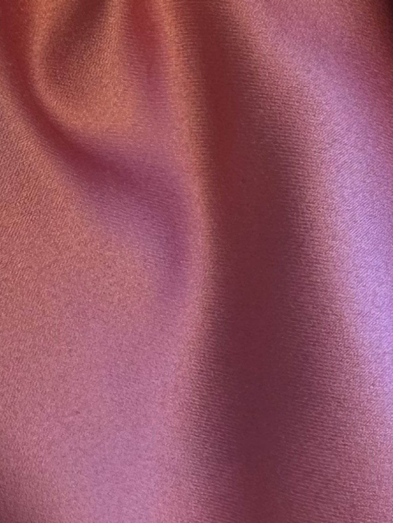 Satin de polyester rose - Mystique