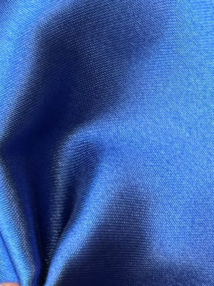 Satin de polyester royal - Flamenco