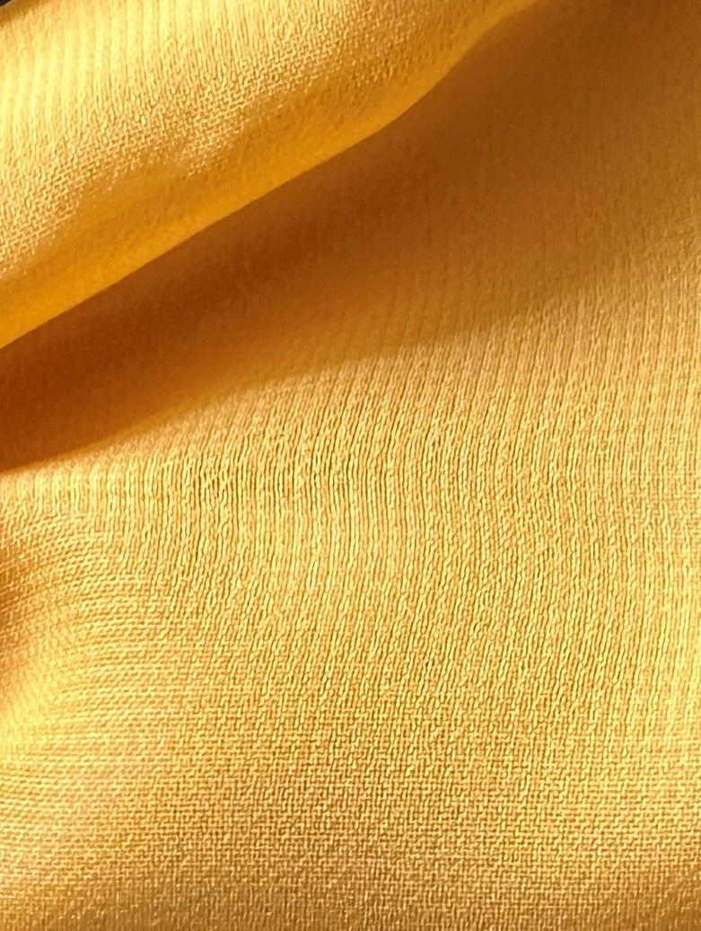 Mousseline de polyester safran - Ballerine (CF)