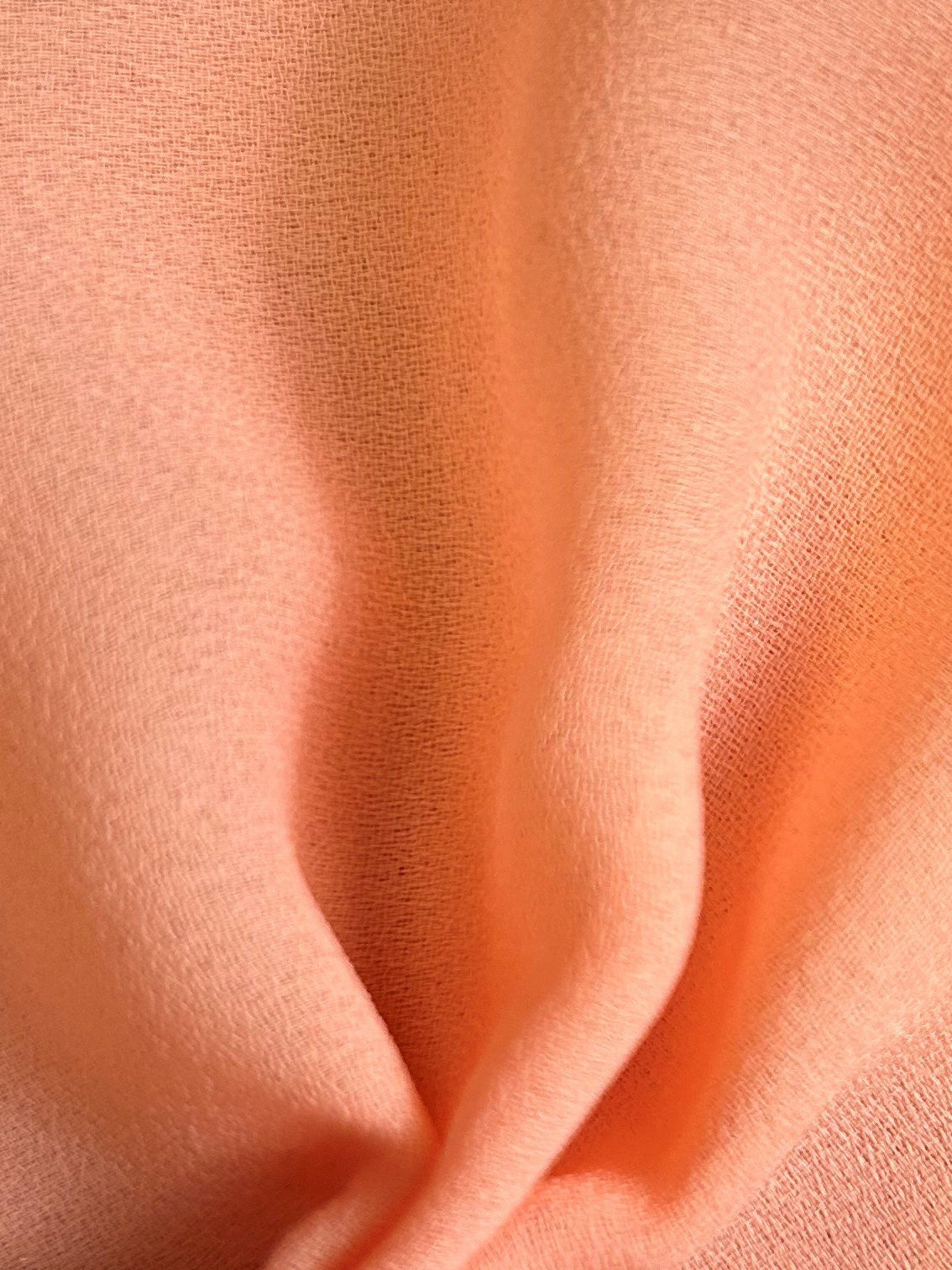 Crêpe Polyester Saumon - Sacrement