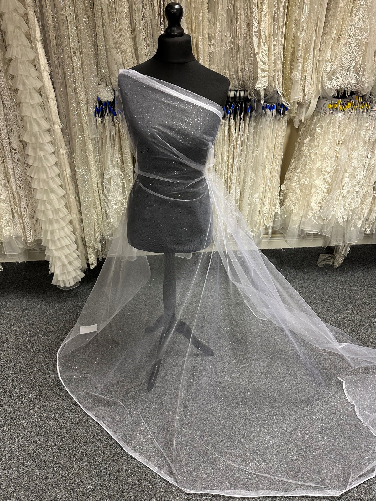 Tulle pailleté blanc - Scalaway