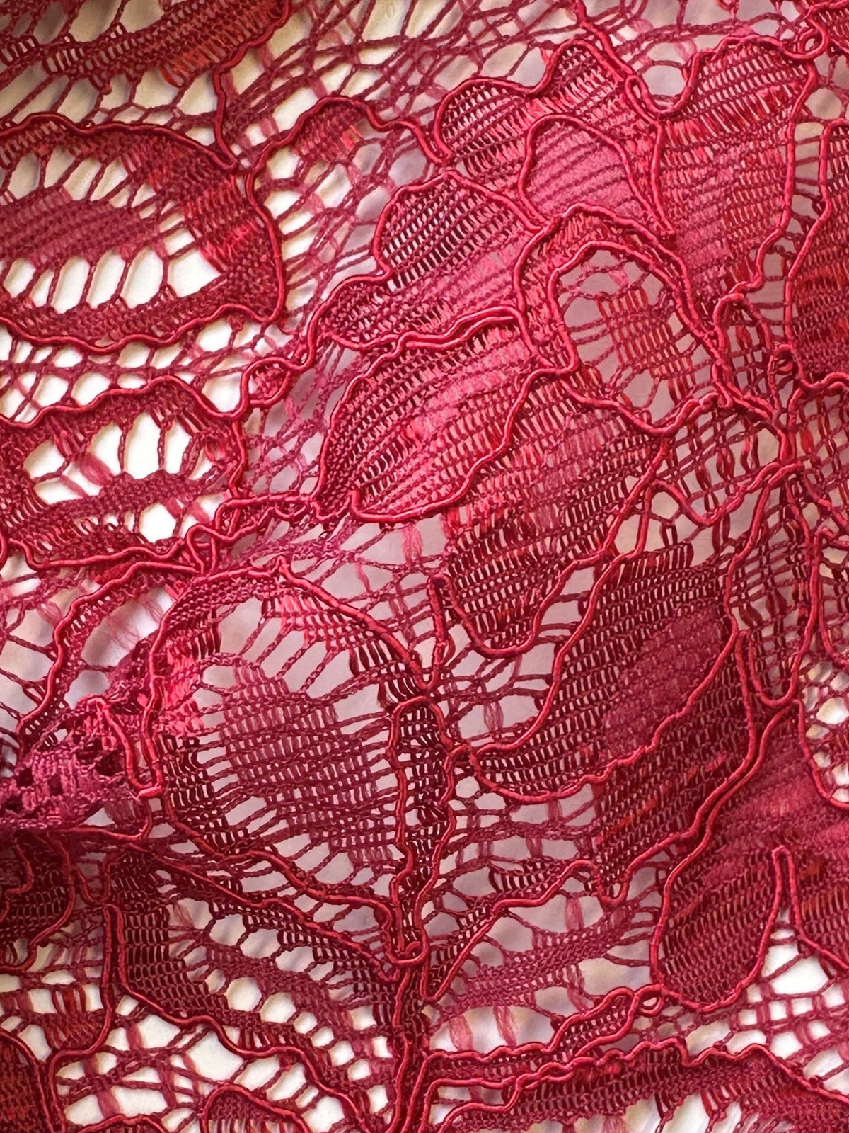 Dentelle écarlate à cordons - Tocca