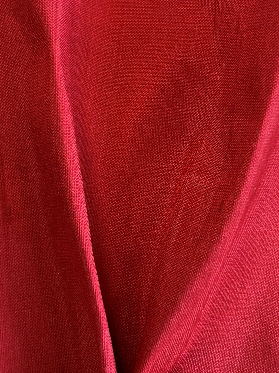 Dupion de soie écarlate - Cameo