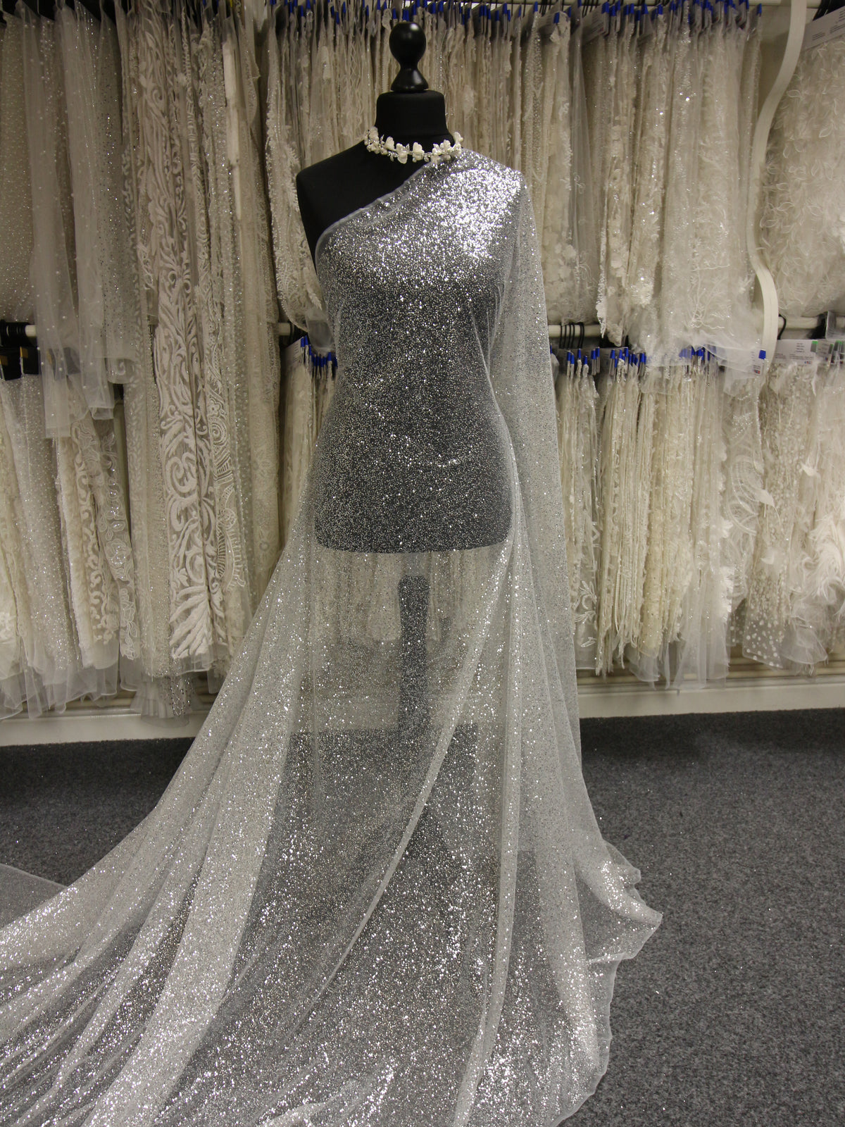 Tulle Pailleté Argenté - Lagertha