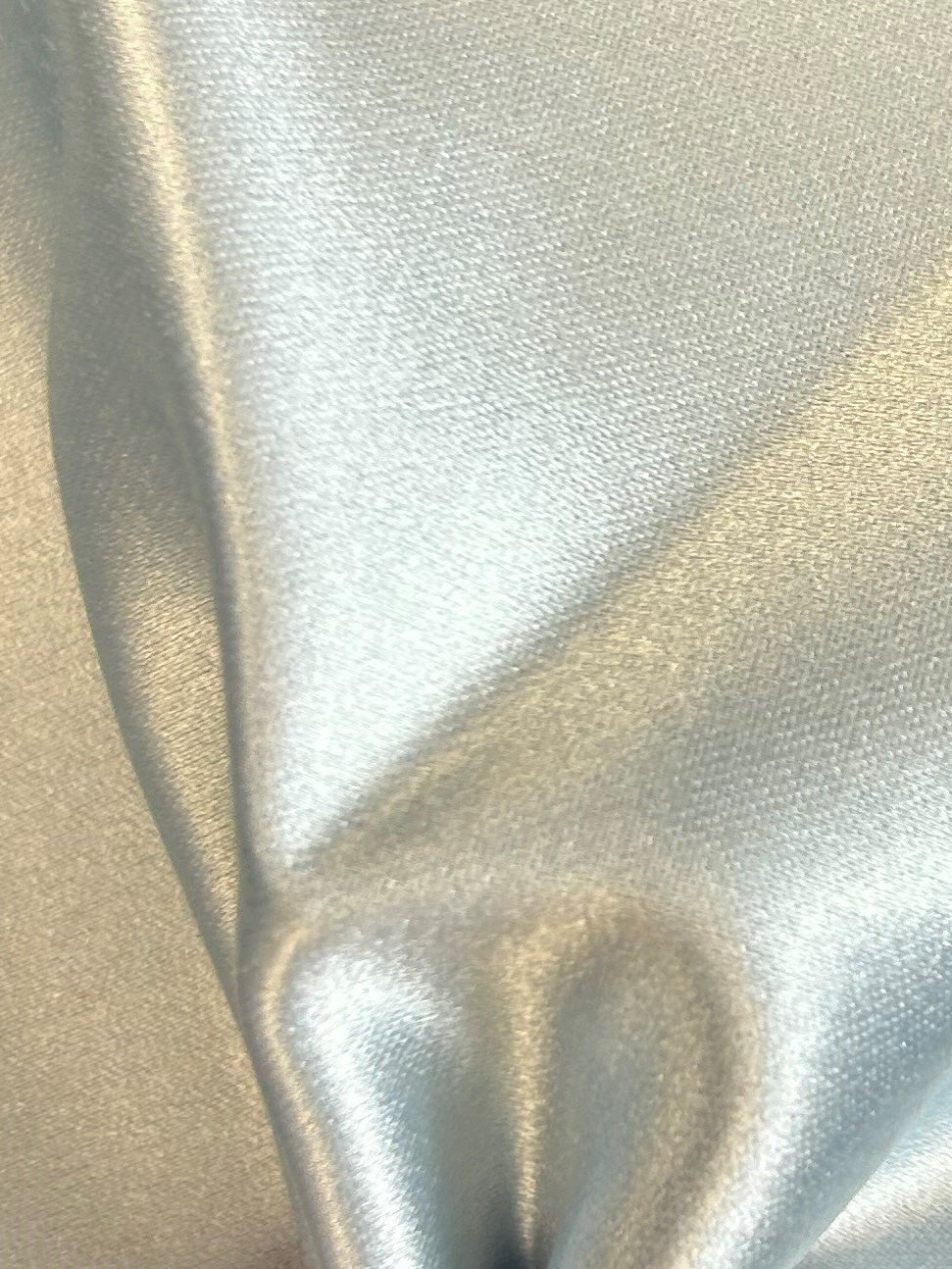 Satin de Soie/Coton Bleu Ciel - Drama