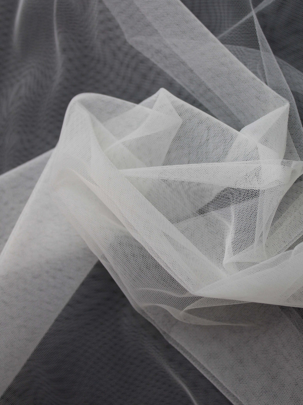 Tulle extensible ivoire standard - TU0003