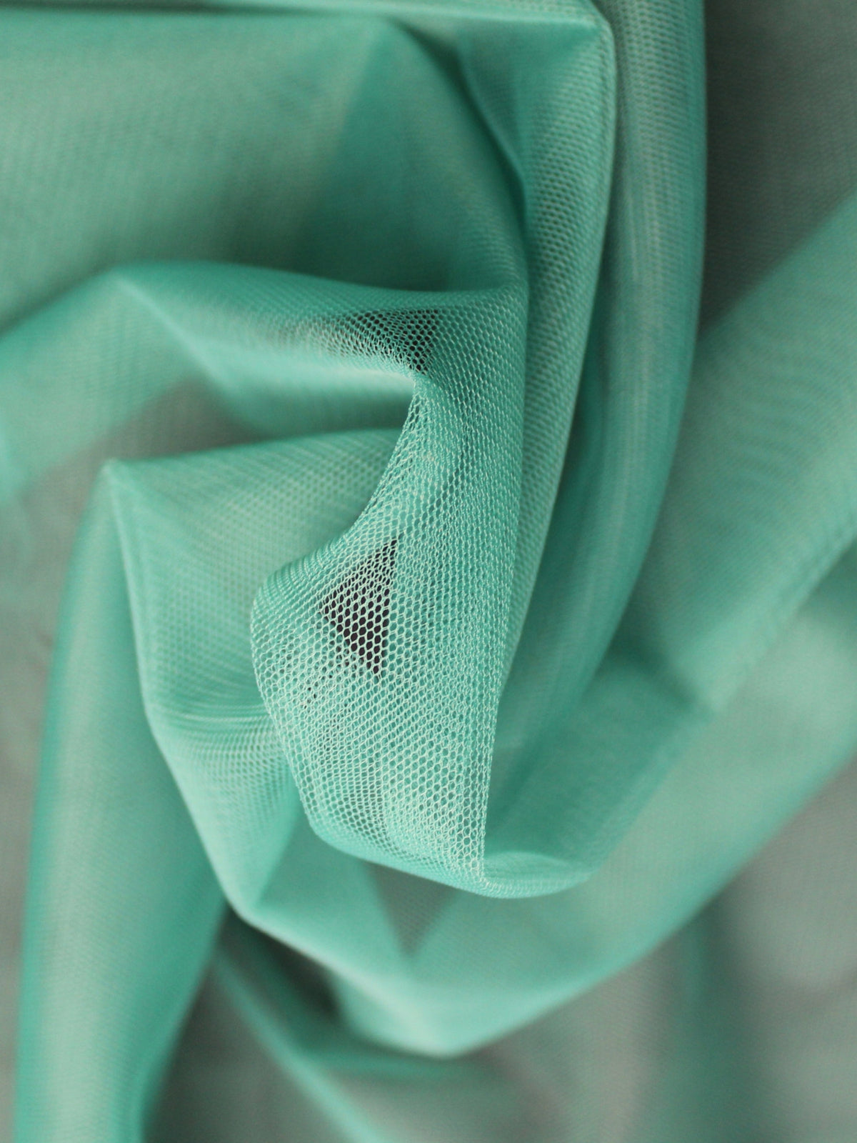 Tulle extensible vert - TU0003