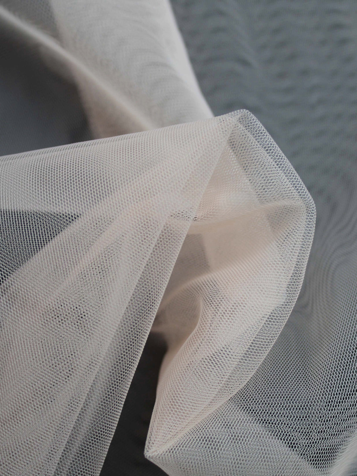 Tulle extensible corail clair - TU0003