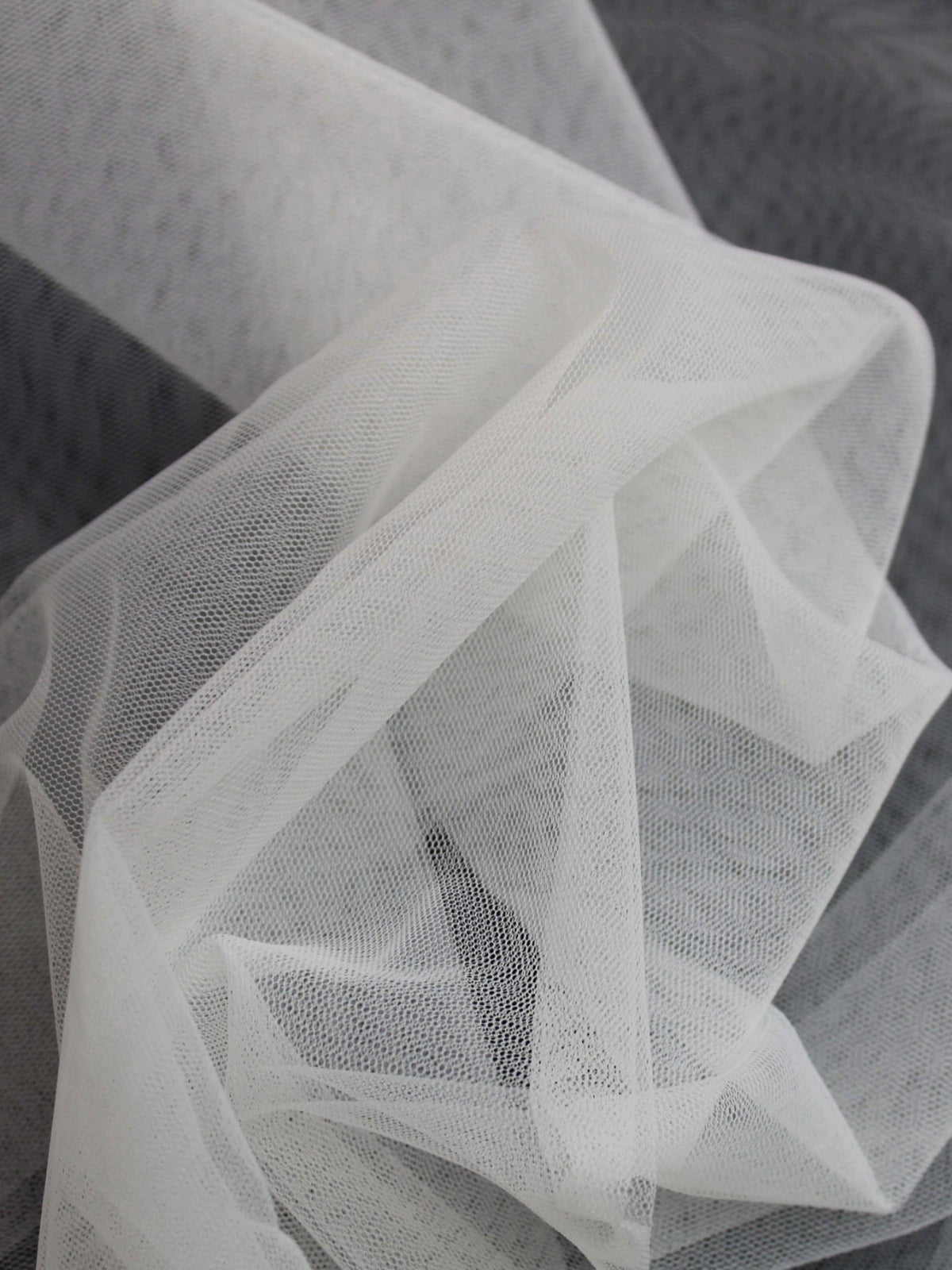 Tulle extensible ivoire standard - TU0003