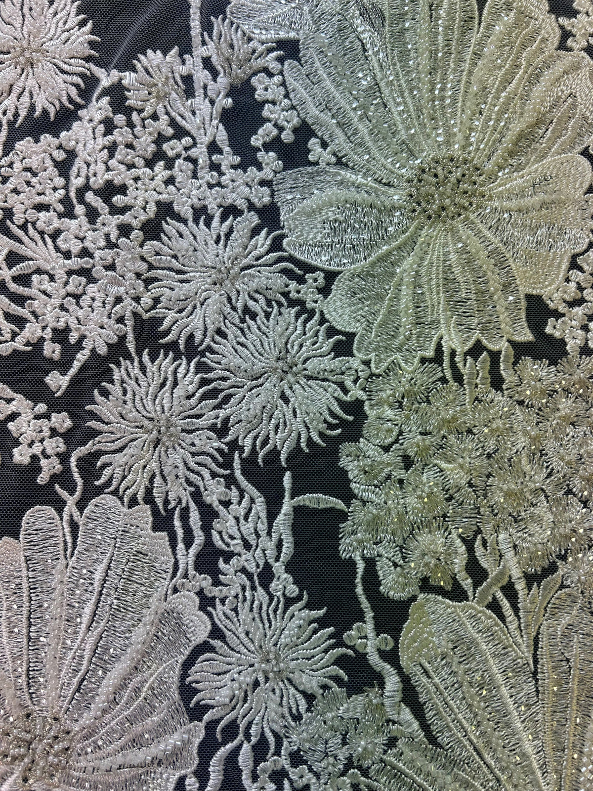 Dentelle Perlée Ivoire - Tabitha