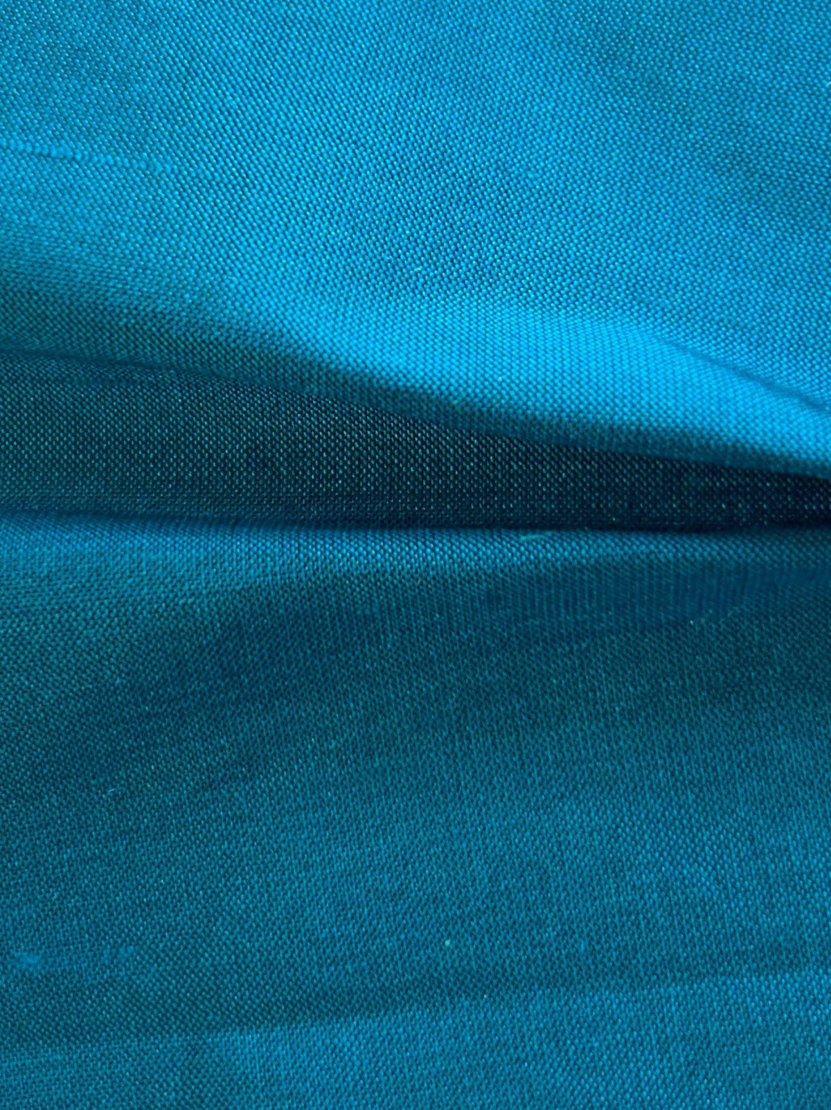 Dupion de soie bleu sarcelle - Cameo