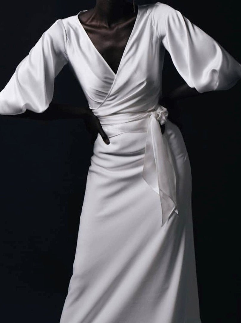 Satin tri-acétate ivoire - Truth