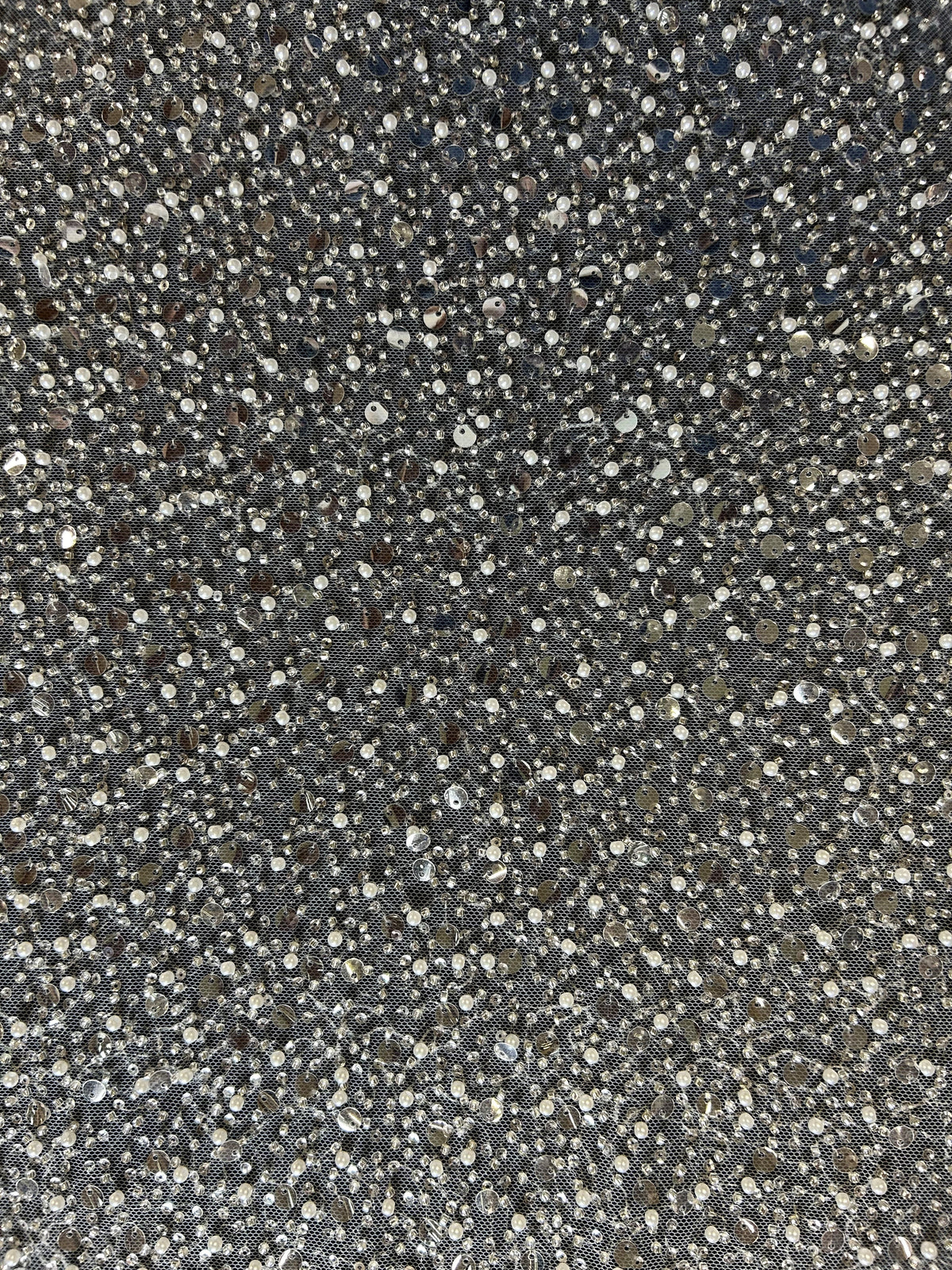 Tulle Orné ivoire - Vitality