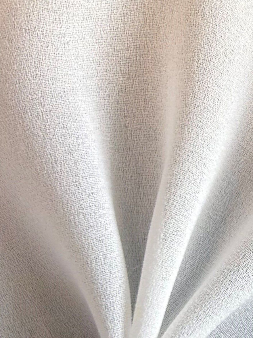 Crêpe Polyester Blanc - Sacrement