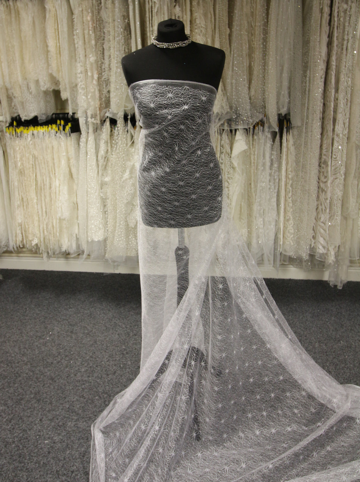 Dentelle Raschel blanche - Kindness