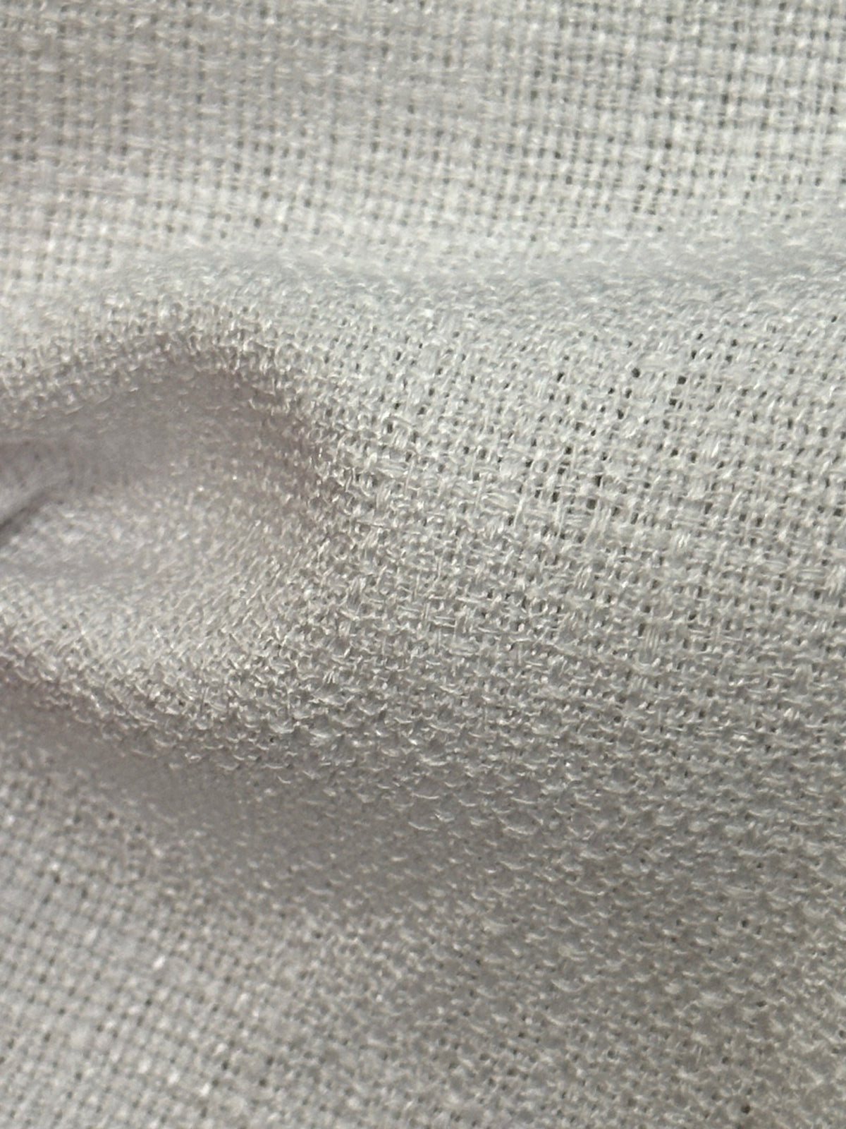 Polyester aspect lin blanc - Côte