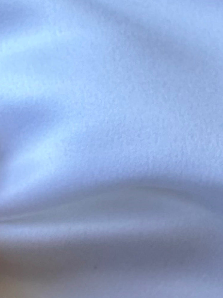 Satin de polyester blanc - Mystique