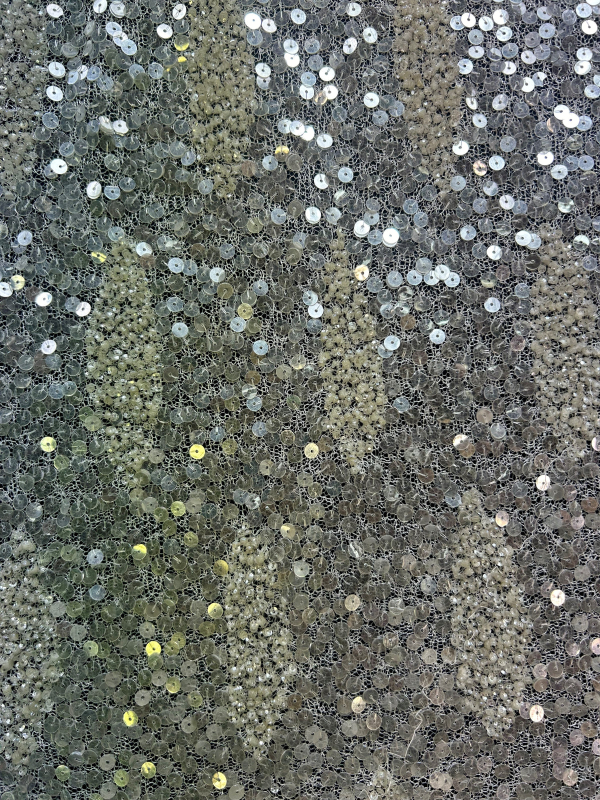 Dentelle Paillettes Ivoire - Zaheera