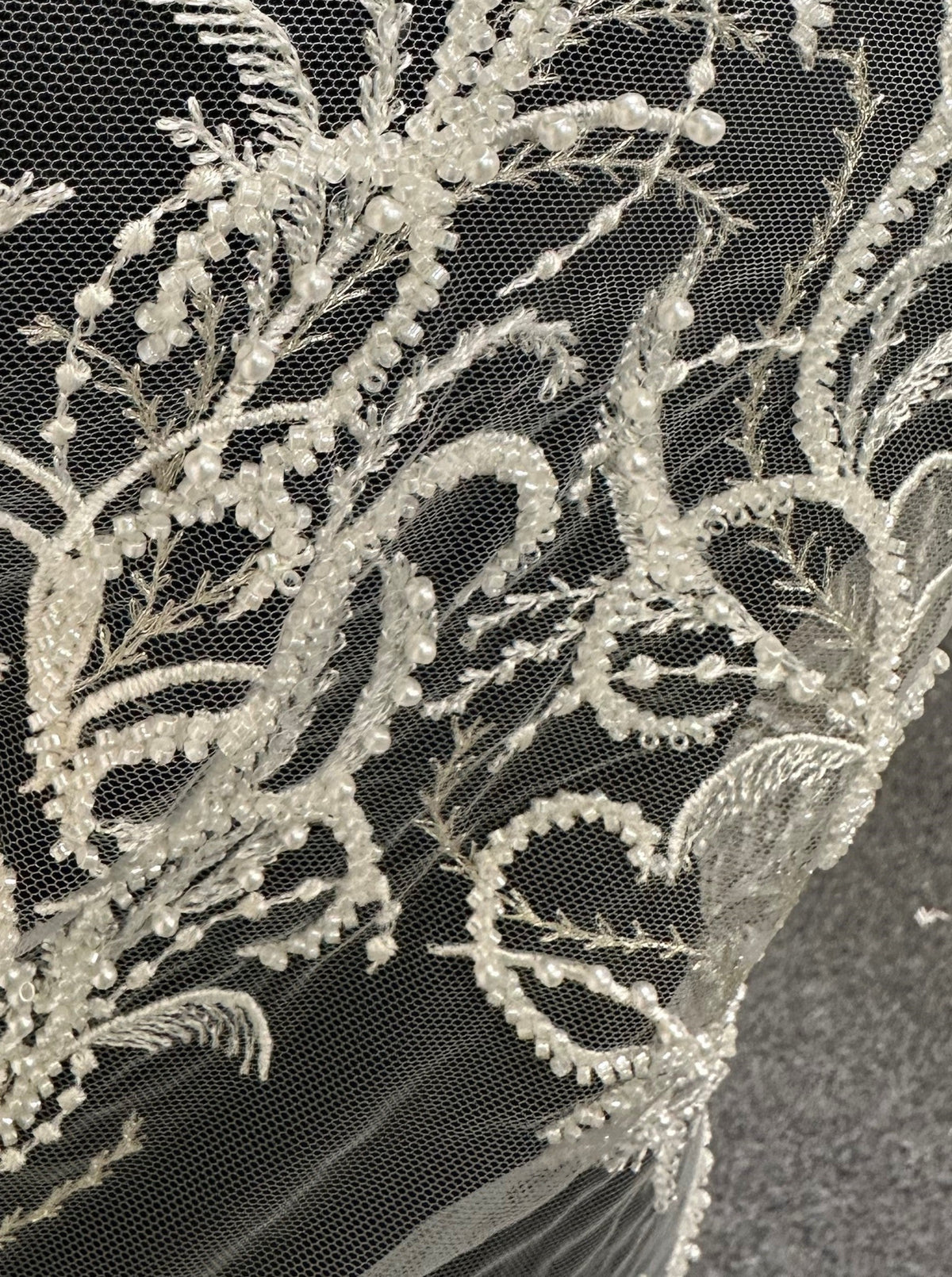 Dentelle Perlée Ivoire - Zanobia