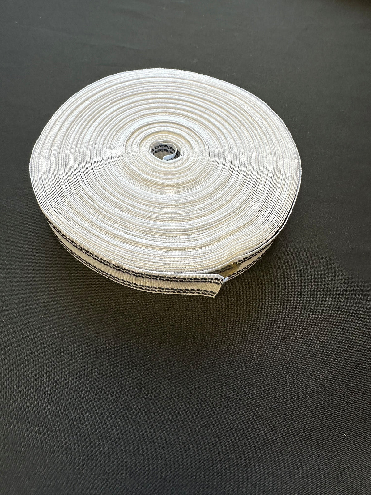 Blanc 25 mm Droit Petersham - A14