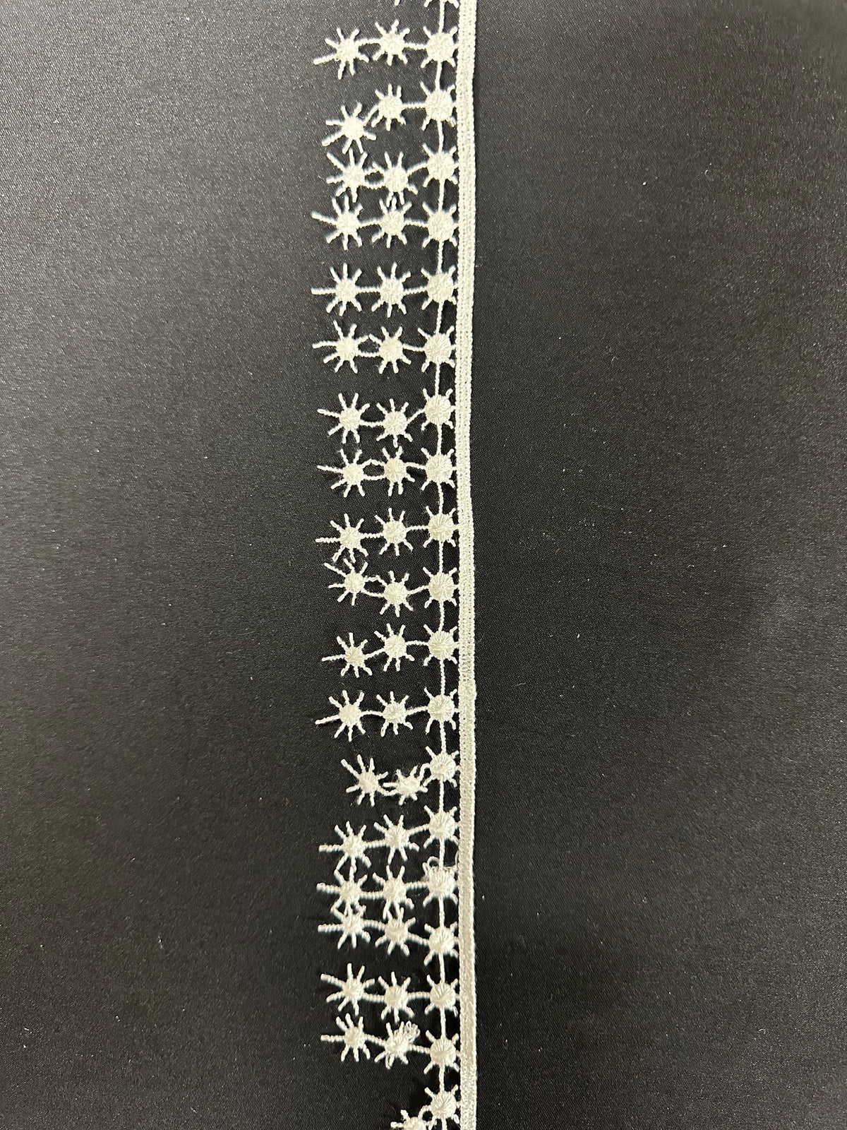 Galon de Dentelle Guipure Ivoire - Faye