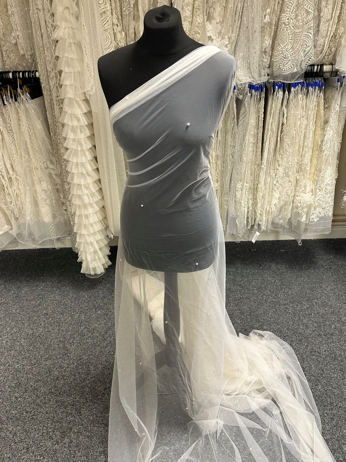 Tulle Perlé Ivoire - Sultan