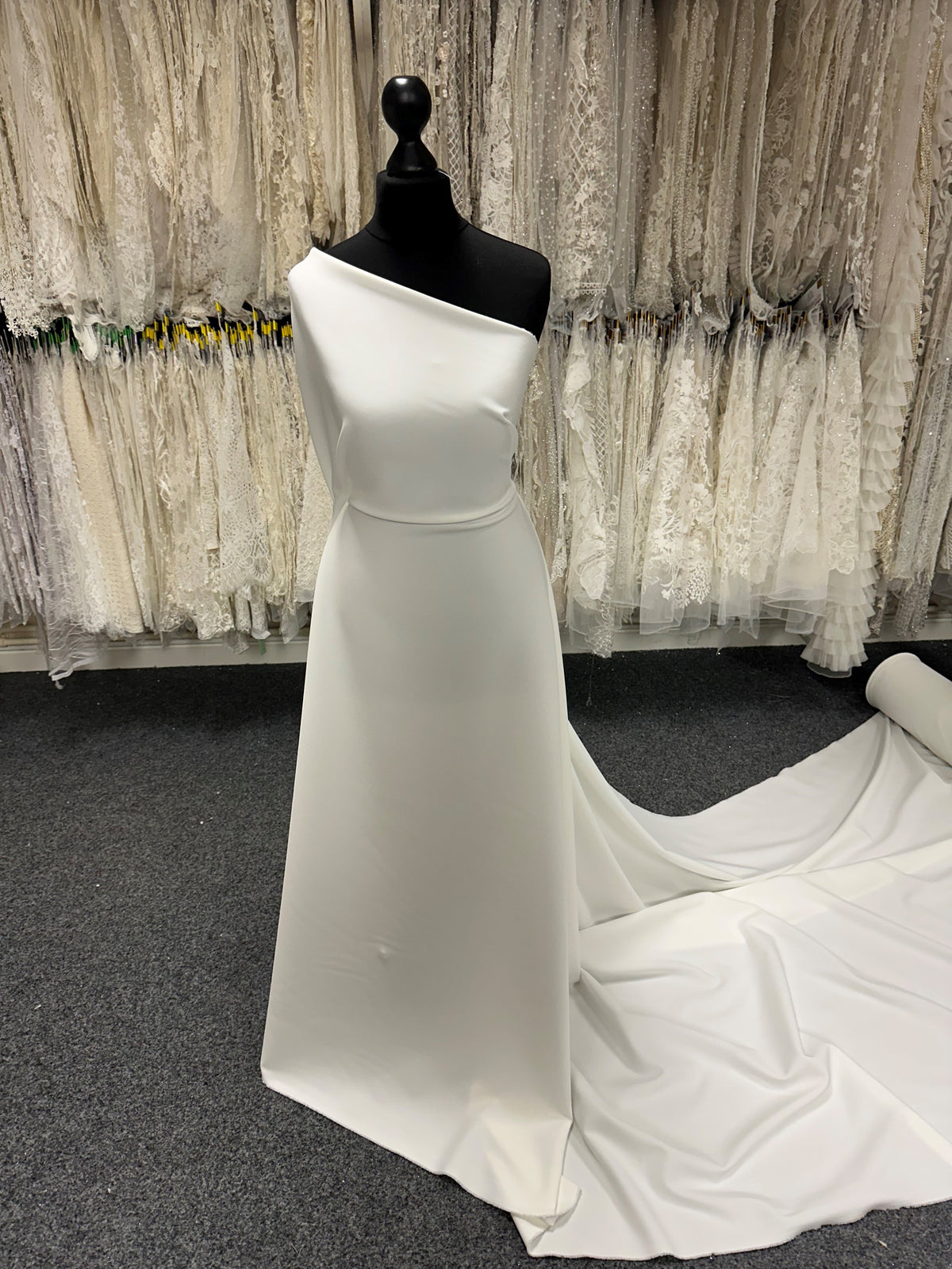 Crêpe Lourd Polyester Ivoire - Théâtre