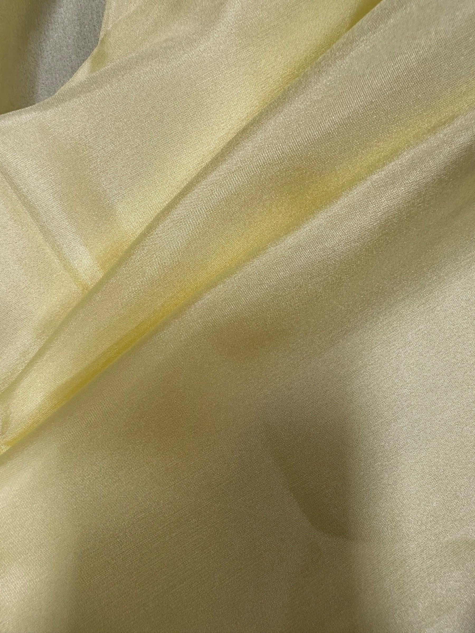 Habotai en soie jaune pâle - Mosaïque