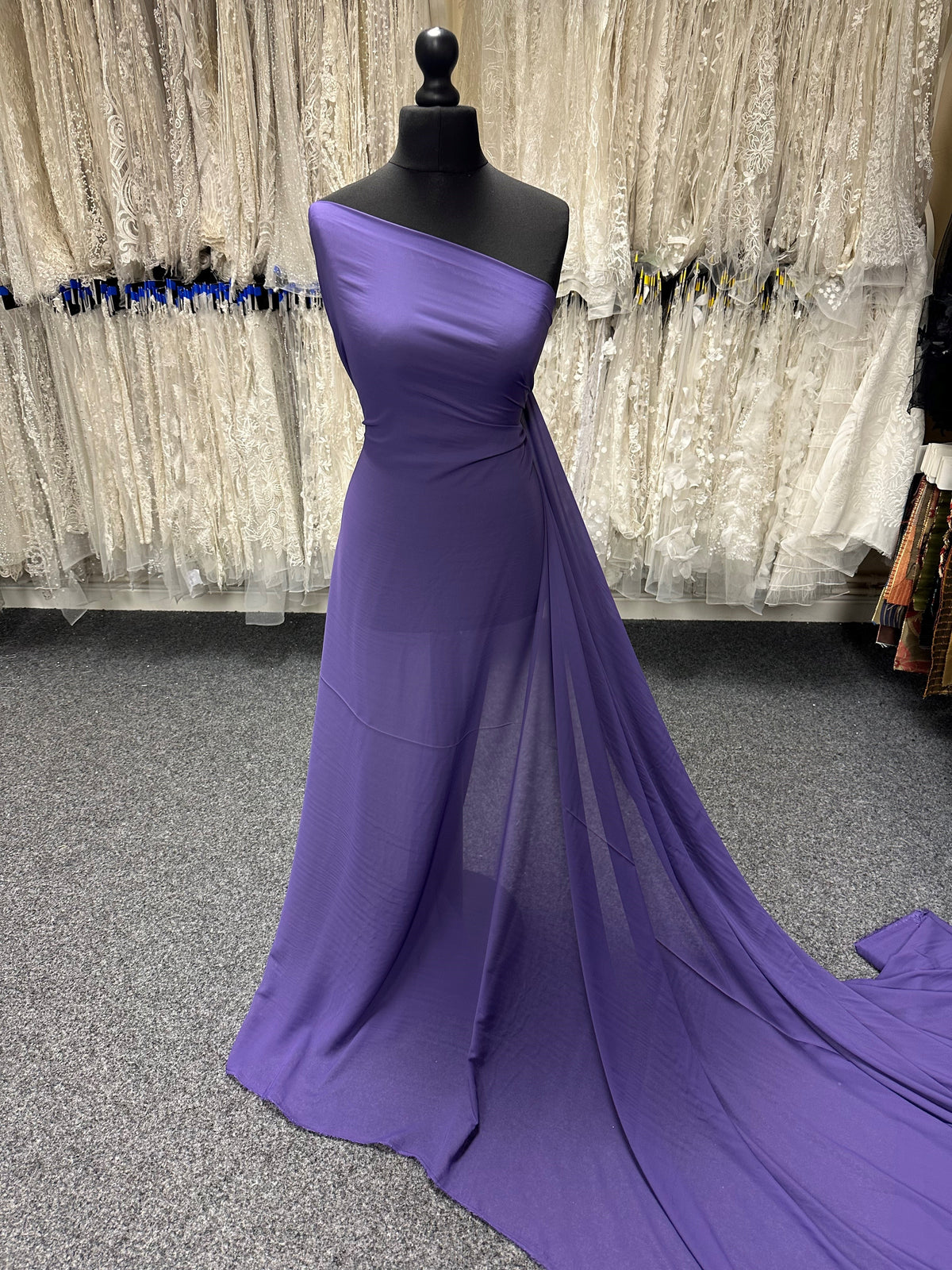 Mousseline Polyester Violette - Benevolence