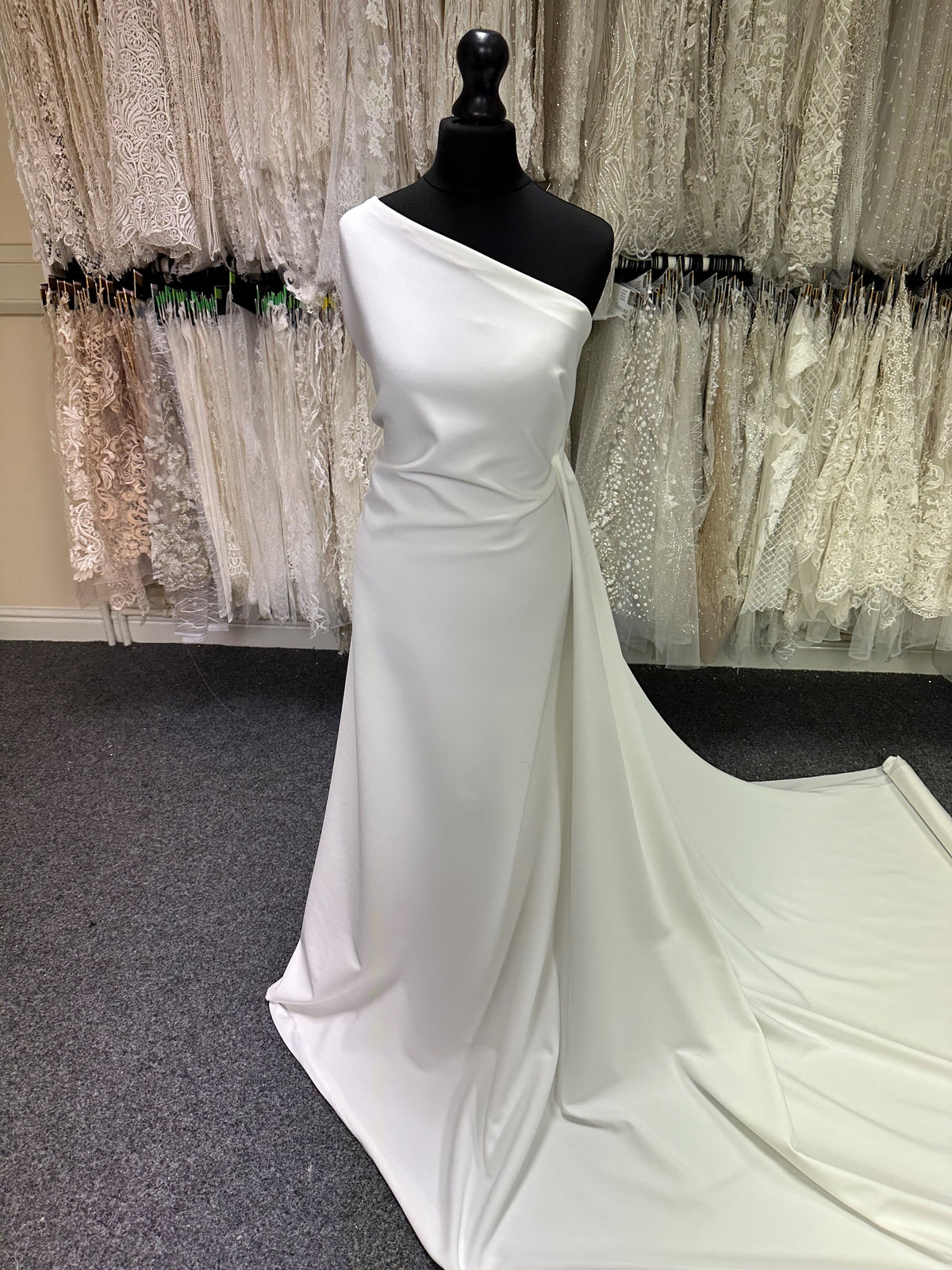 Crêpe contrecollé ivoire - Hippodrome