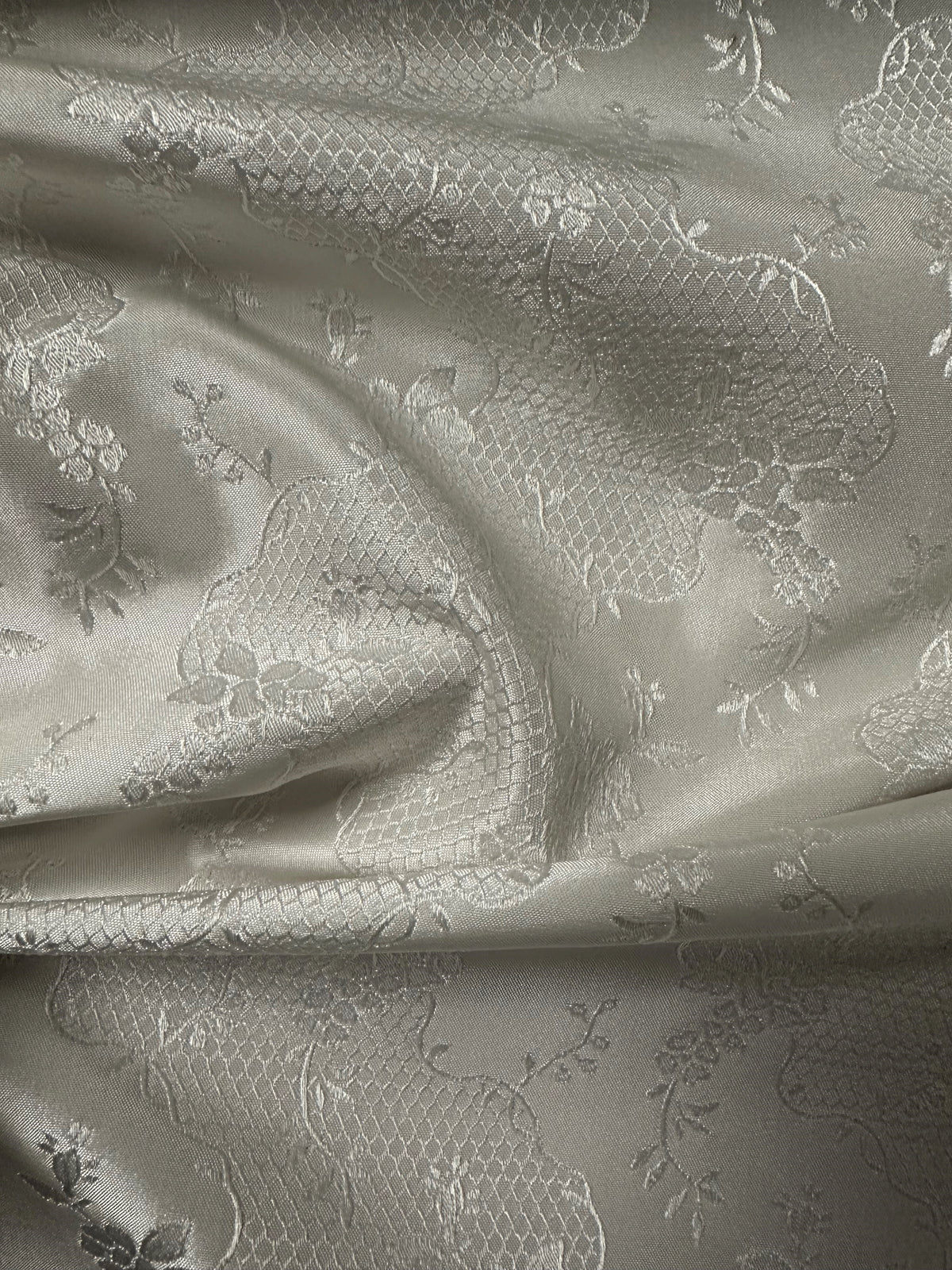 Tissu Jacquard Ivoire - Anvers