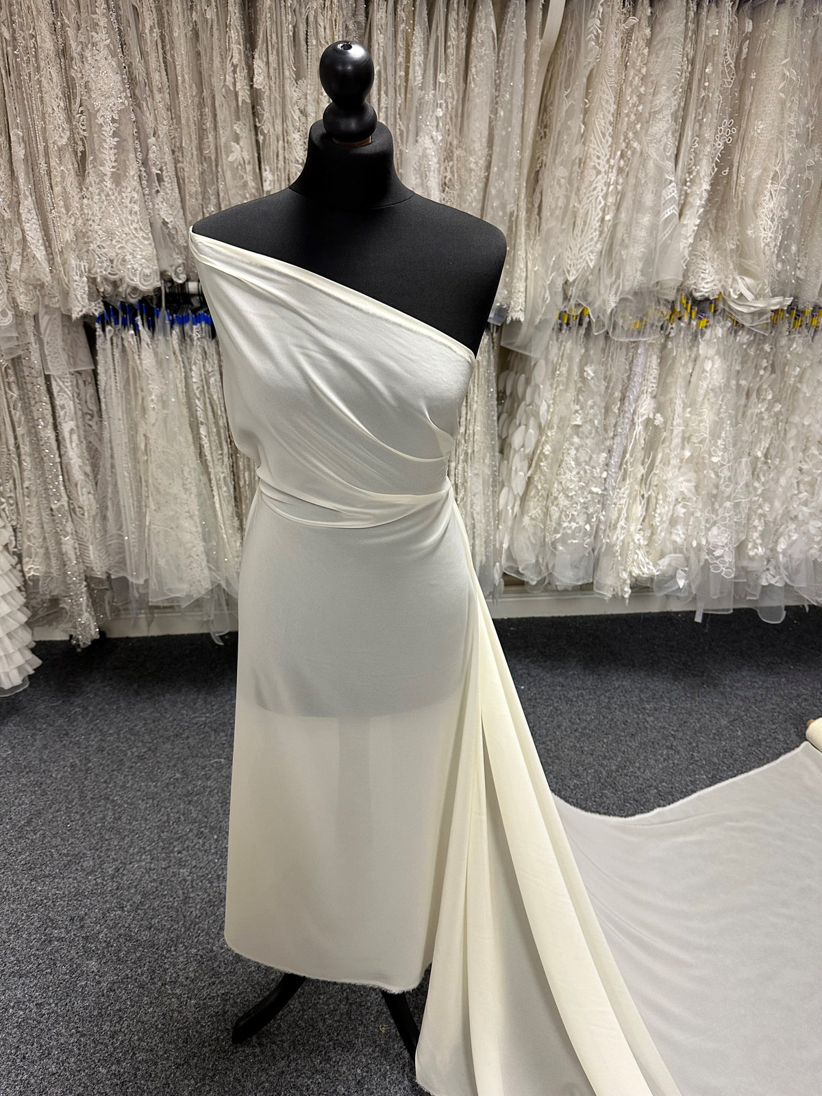 Tissu Mousseline de Polyester Crème - Serendipity