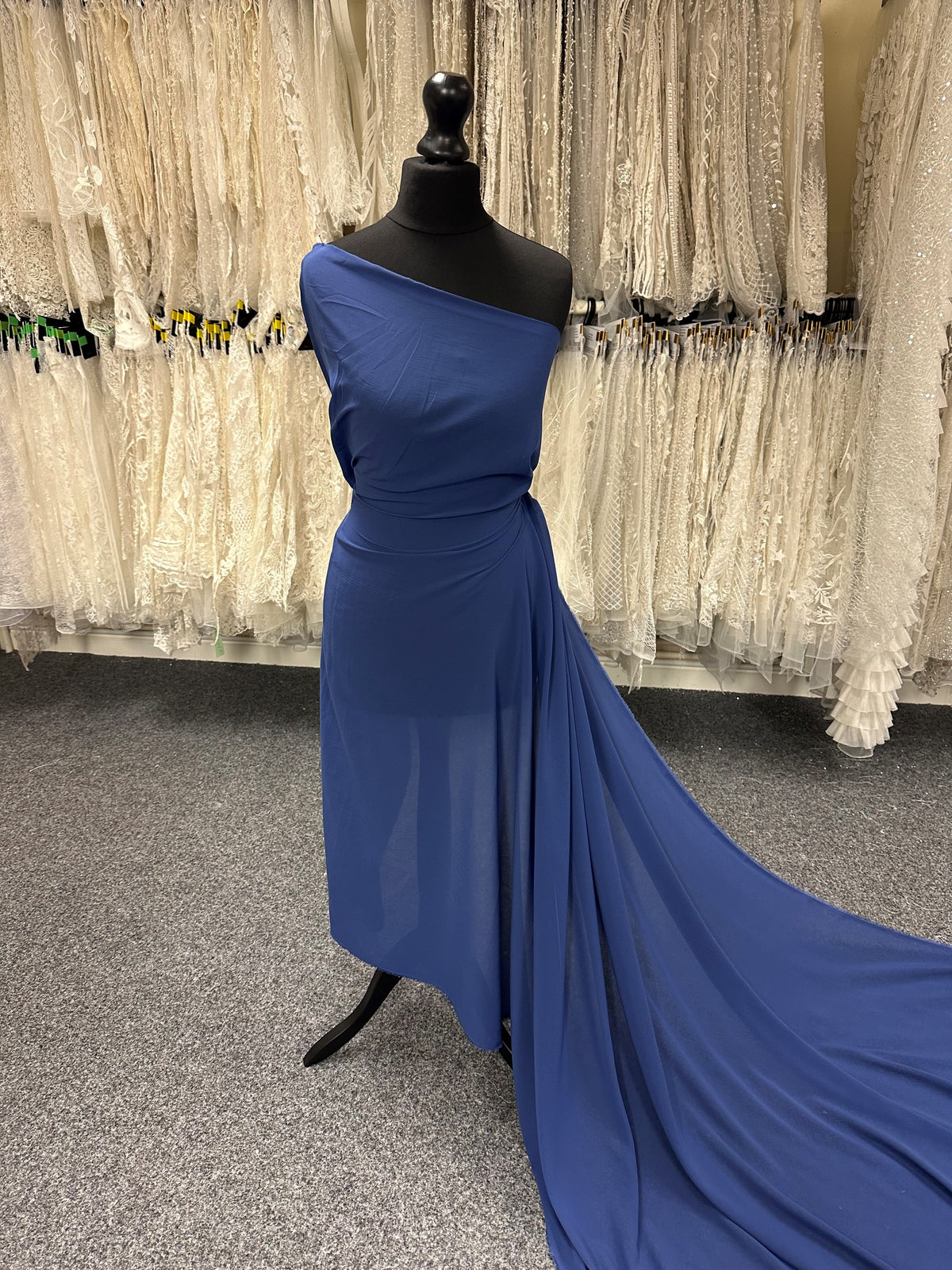 Tissu mousseline de polyester royal - Serendipity