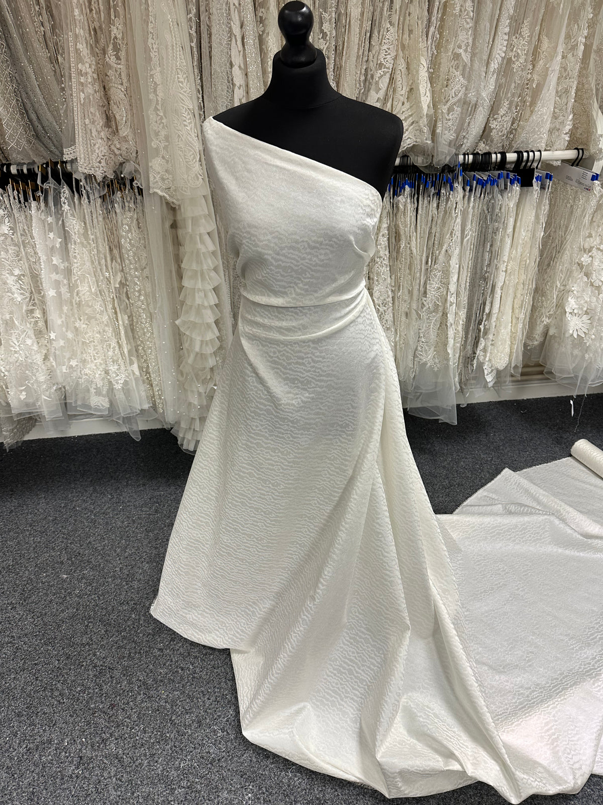 Brocart Moiré Ivoire - Shangri La