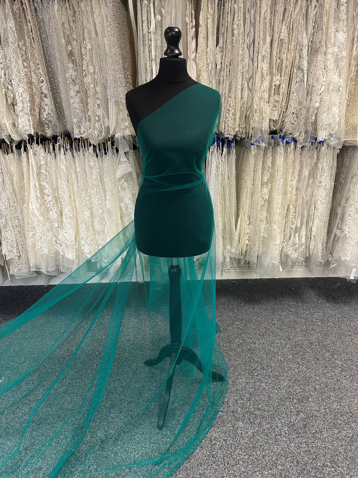 Tulle vert bouteille - Carnival