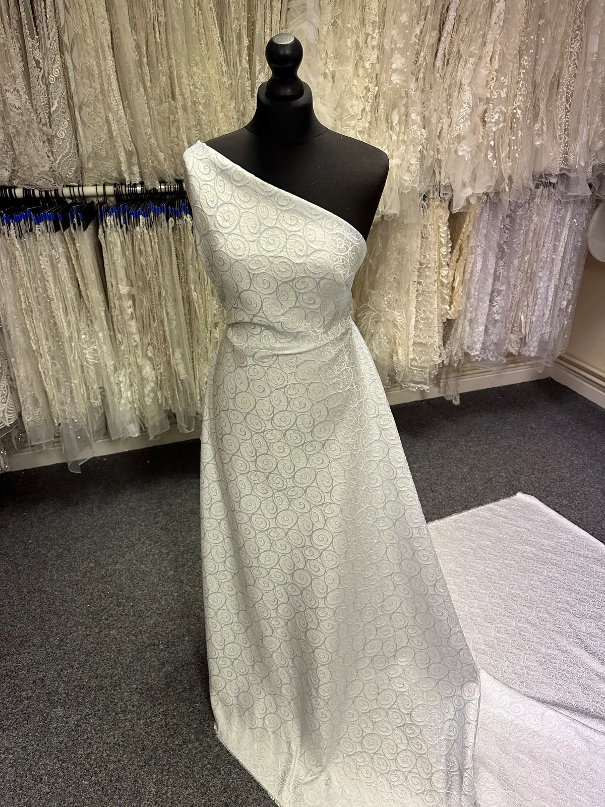 Tissu Jacquard Céleste - Cagliari